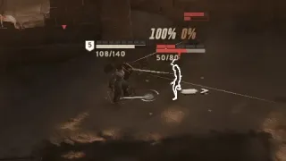 A ranged attack on an enemy at night