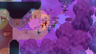 The group exploring the Umbral Garden